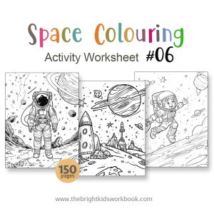 COLOURING ACTIVITY WORKSHEET SET #06 - 150PAGE / PRINTABLE PDF FOR TODDLERS AND PRE-SCHOOL (Age 2-6)