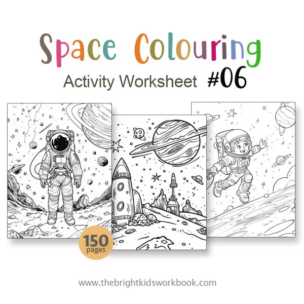COLOURING ACTIVITY WORKSHEET SET #06 - 150PAGE / PRINTABLE PDF FOR PRE-K AND PRE-SCHOOL