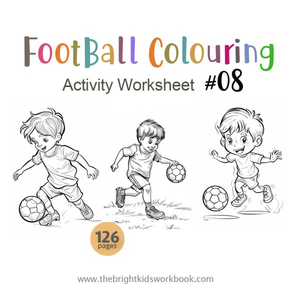 COLOURING ACTIVITY WORKSHEET SET #08 - 126PAGE / PRINTABLE PDF FOR PRE-K AND PRE-SCHOOL