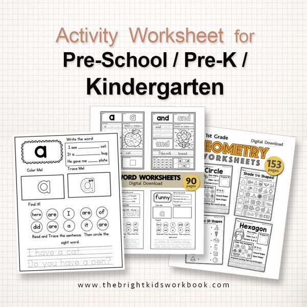 Pre-School / Pre-K / Kindergarten Activity Worksheet